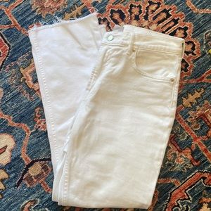 Everlane straight raw hem jeans size 6